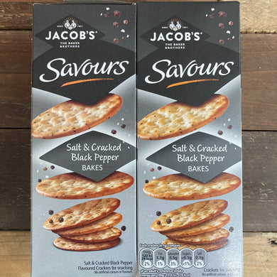 Jacobs Savours Salt & Black Pepper Bakes