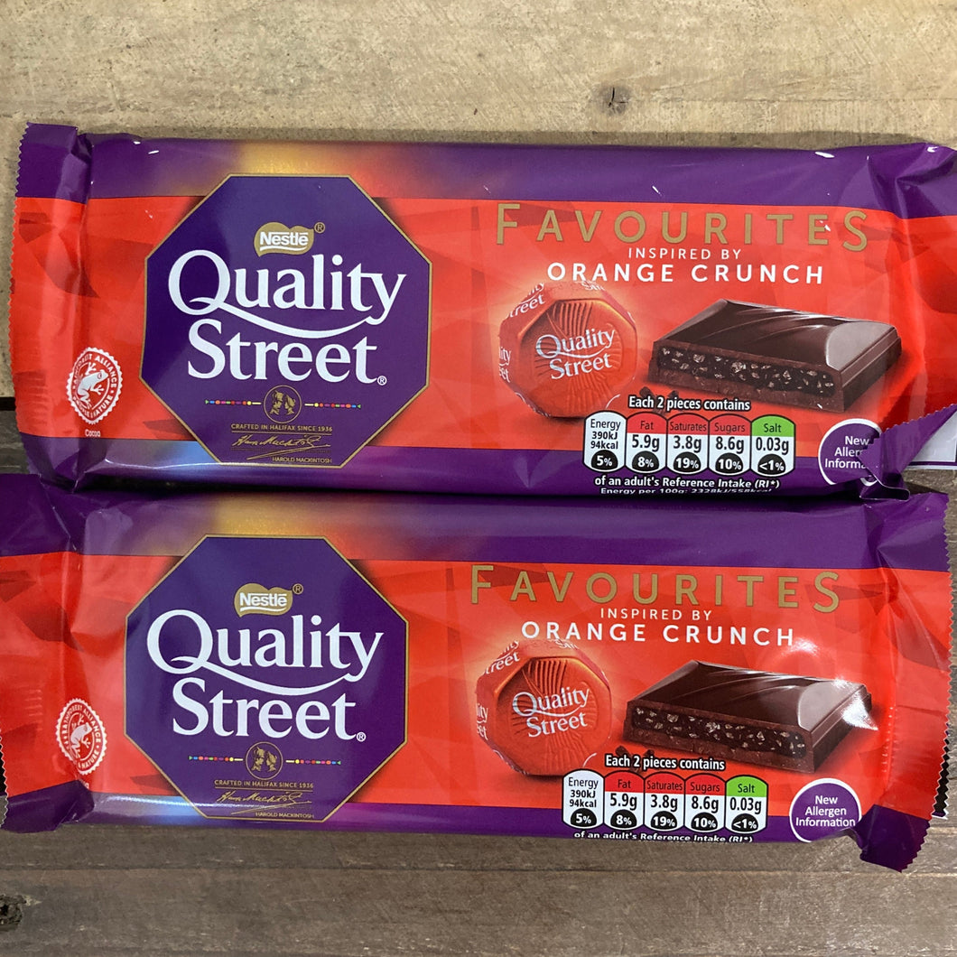 Quality Street Favourites Orange Crunch Chocolate Bar