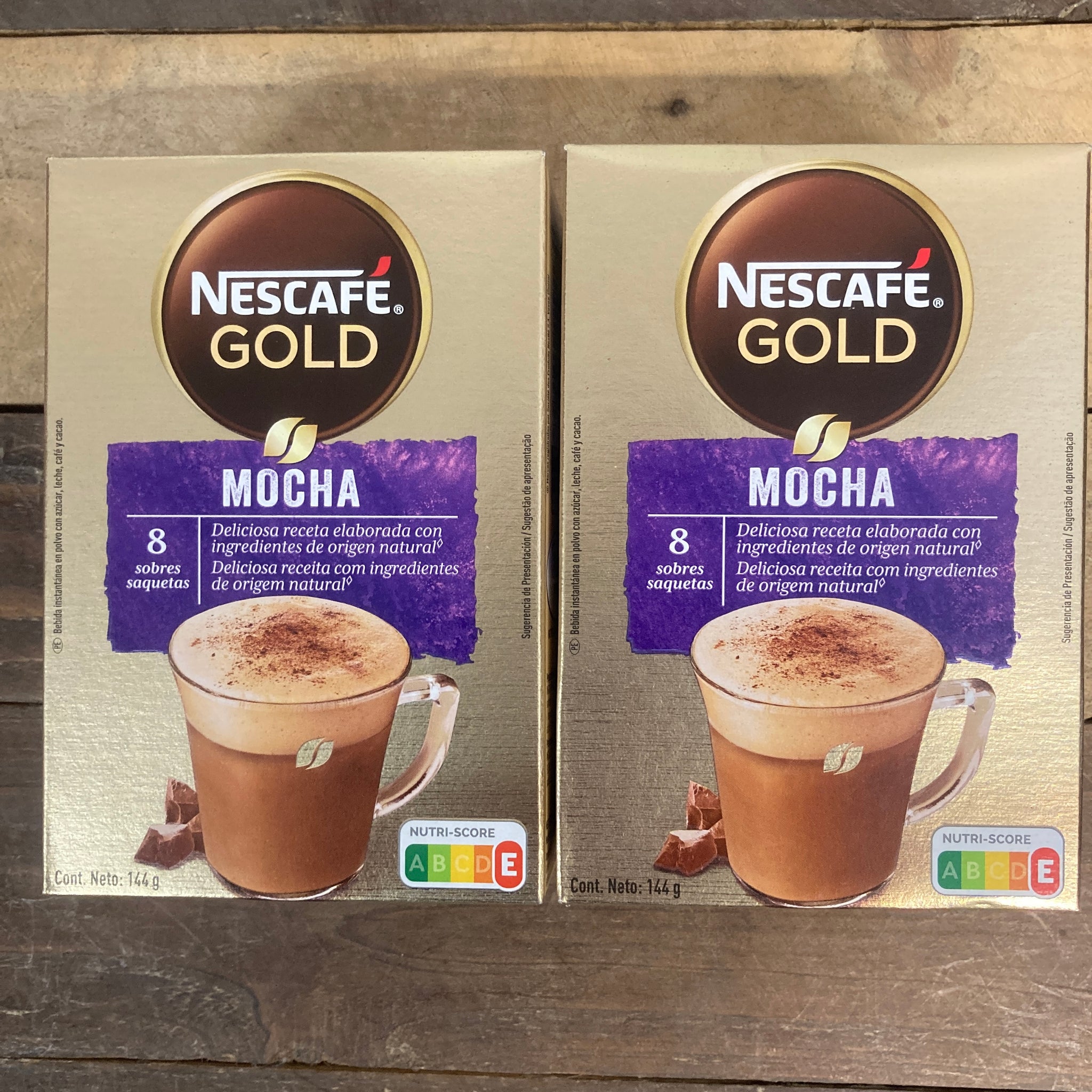 16x Nescafe Mocha Instant Coffee Sachets (2 Boxes of 8 Sachets