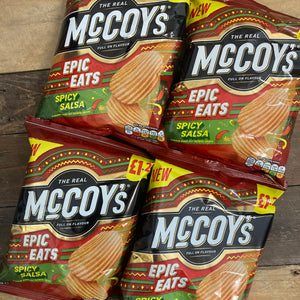 McCoys Epic Eats Spicy Salsa Crisps