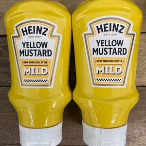 2x Heinz Yellow Mild Mustard (2x445g)
