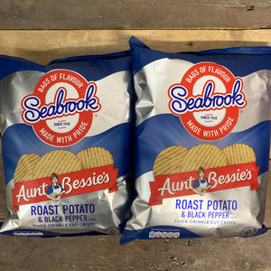 Seabrook Aunt Bessie’s Roast Potato & Black Pepper Crisps