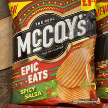 4x McCoys Epic Eats Spicy Salsa Sharing Crisps Bags (4x65g)