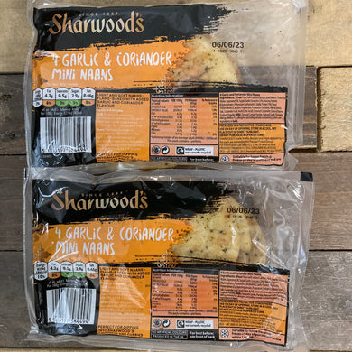 Sharwoods Garlic & Coriander Mini Naans
