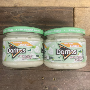 2x Doritos Sour Cream & Chives Sharing Dips (2x280g)