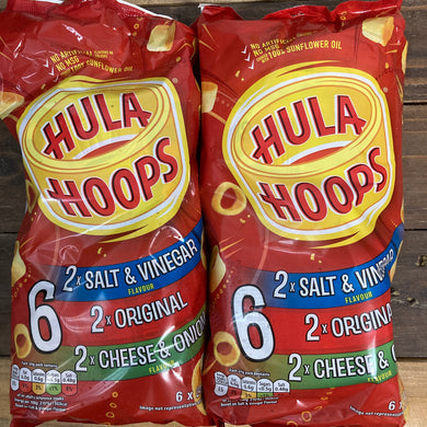 Hula Hoops Assorted Flavours Bags