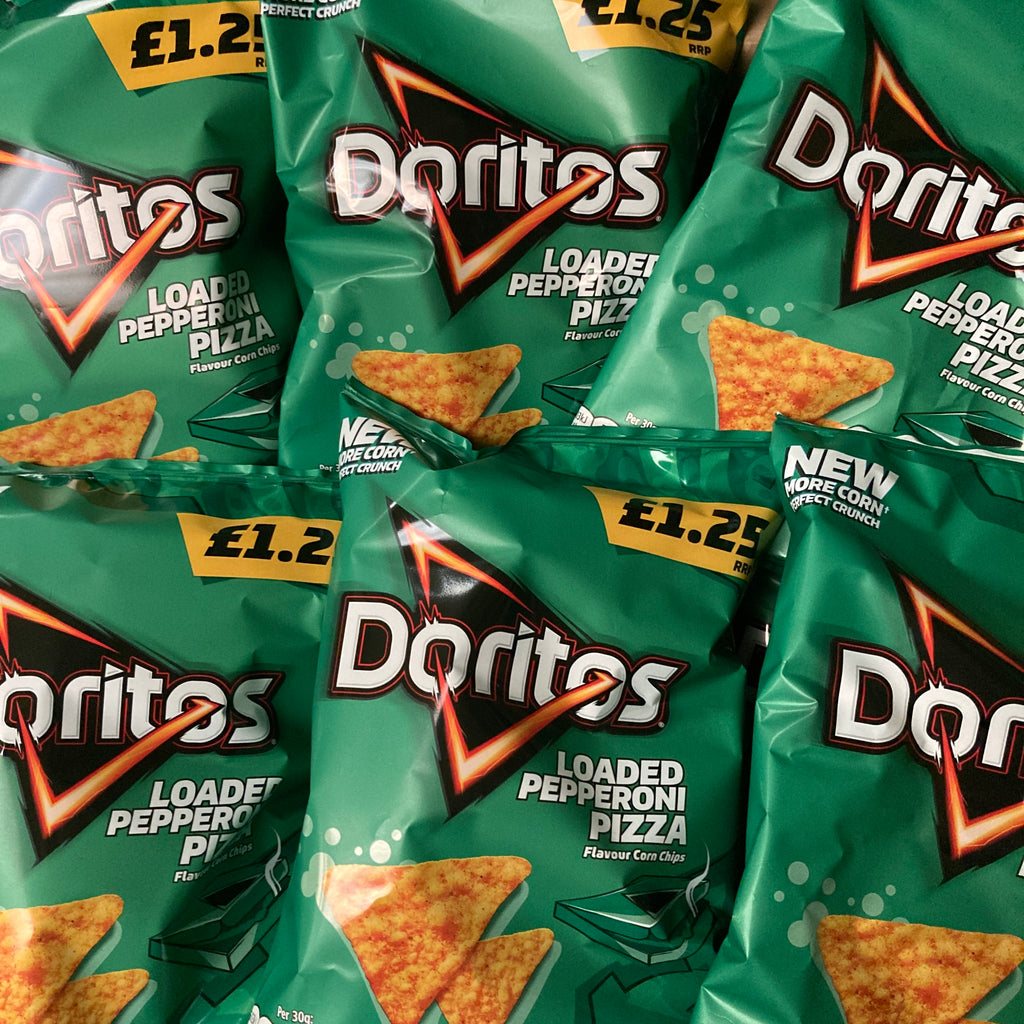 6x Doritos Loaded Pepperoni Pizza Tortilla Chips (6x70g) & Low Price
