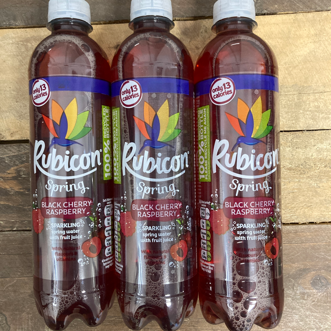Rubicon Black Cherry & Raspberry Sparkling Spring Water
