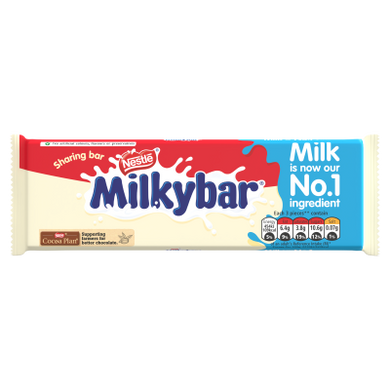 Nestle Milkybar White Chocolate Sharing Block 100g