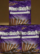 1Kg Cadbury Bisc-Sticks Milk Chocolate Mis-Shape Fingers (3x350g)
