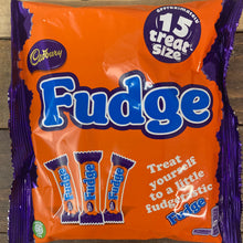 15x Cadbury Fudge Treat Size Chocolate Bars