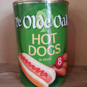 Ye Olde Oak 8x Hotdogs in Brine 400g