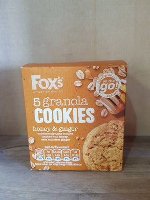 Fox's 5 Granola Cookies Honey & Ginger 110g