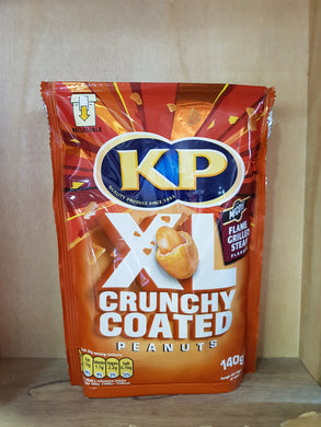 KP XL Crunchy Coated Peanuts McCoy's Flame Grilled Steak Flavour 140g