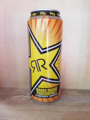 Rockstar juiced mango orange and passionfruit