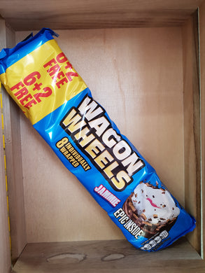 Burtons Wagon Wheels Jammie 6+2 free 294g