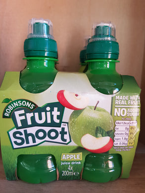 Robinsons Fruit Shoot Apple No Added Sugar 4 x 200ml