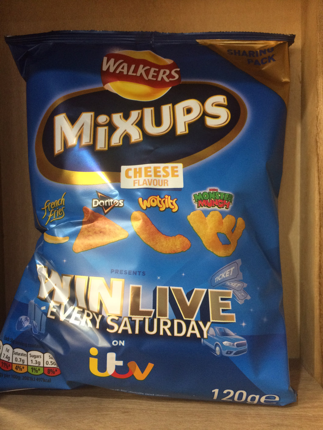 Walkers Mixups Cheese 120g
