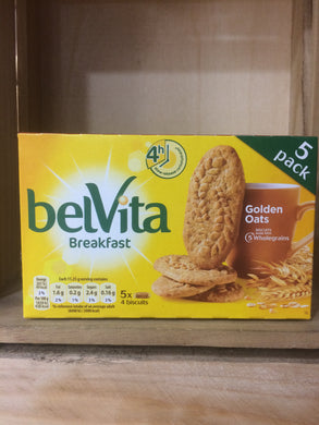 Belvita Breakfast Biscuits Golden Oats 5x45g