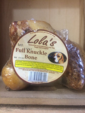 Lola's Full Knuckle Bone Treat for Dogs