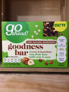 Go Ahead Coca & Hazelnut Goodness Bar 4 Pack (4x30g)