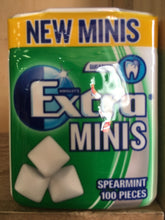 6x Tubs of Wrigley's Extra Minis Spearmint Chewing Gum x100 Pieces