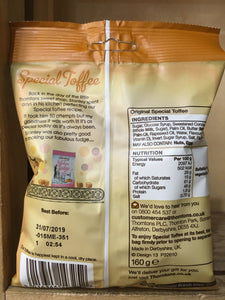 Thorntons Special Toffee Bag 160g