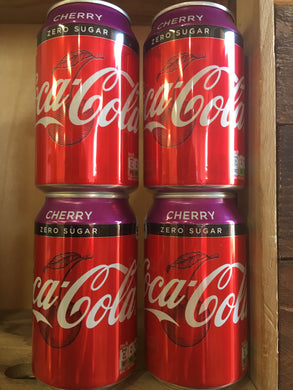 4x Coca Cola Zero Cherry (4x330ml)