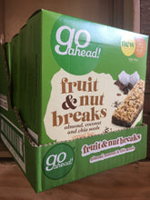 6x Boxes Go Ahead Fruit & Nut Breaks Almond, Coconut & Chia Bar (6x5x20g)