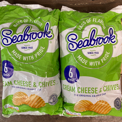 Seabrook Cream Cheese & Chive Crisps