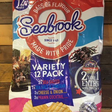12x Seabrook Variety Crisps (12x25g)