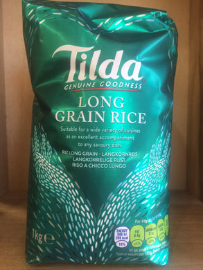Tilda Long Grain Rice 1KG