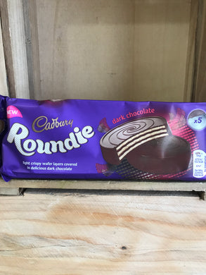 Cadbury Roundie Dark Chocolate Biscuits 5x30g