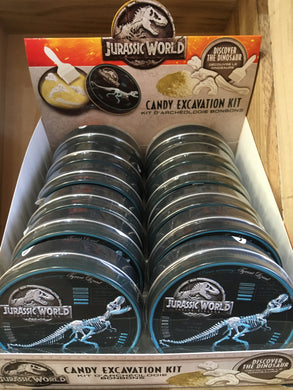 12x Jurassic World Candy Excavation Kit 40g