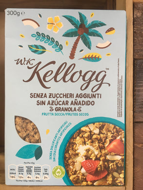 Kellogg’s No Added Sugar Granola with Coconut, Cashew & Almond 300g