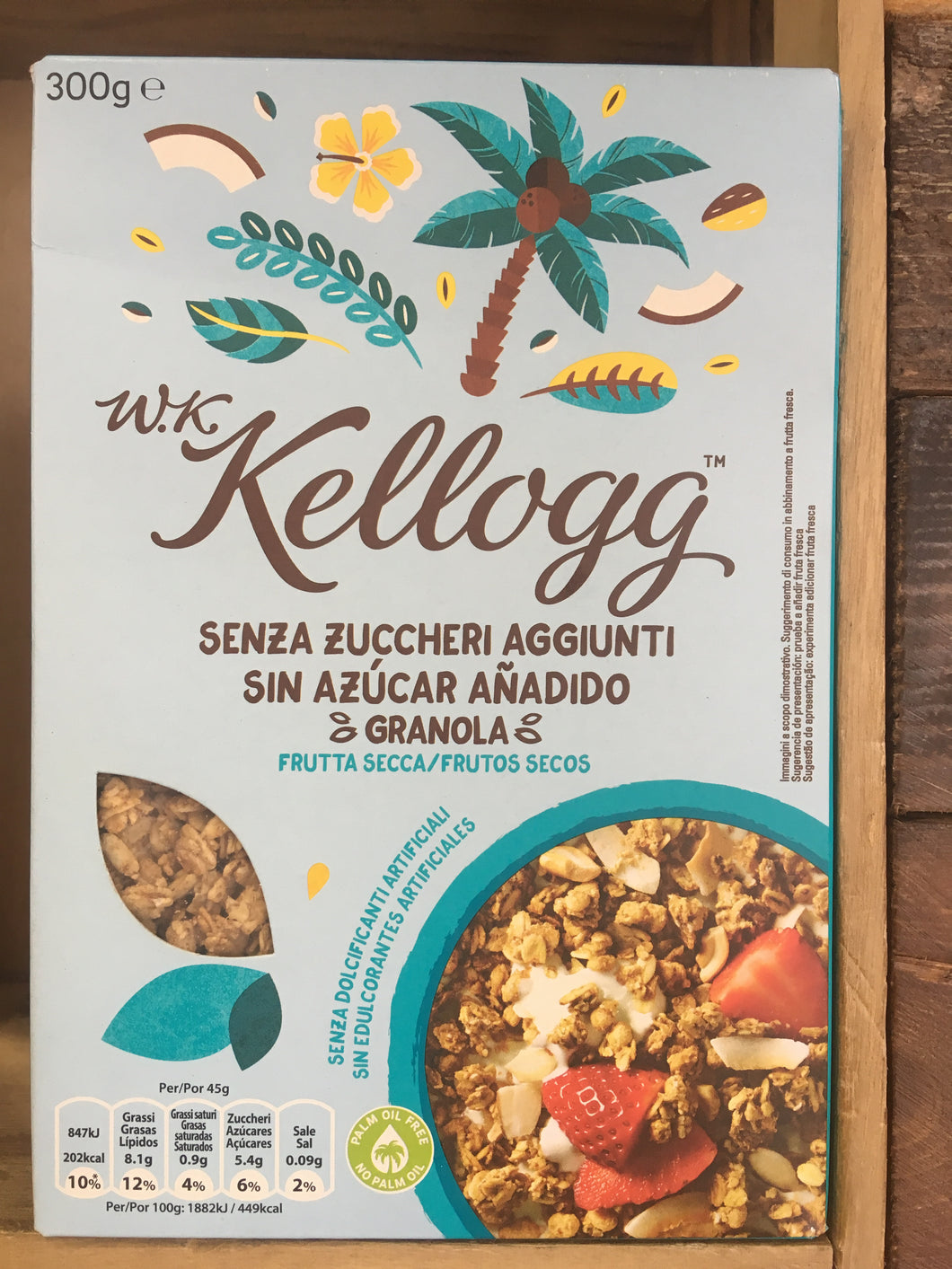 Kellogg’s No Added Sugar Granola with Coconut, Cashew & Almond 300g