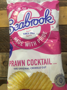 24x Seabrook Prawn Cocktail Crinkle Cut Crisps (4 Packs of 6x25g)