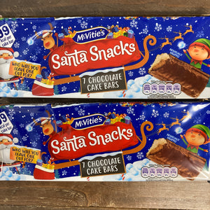 21x McVitie's Santa Snacks Choc Cake Bars (3 Packets of 7 Cakes)