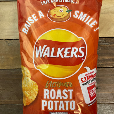 10x Walkers Ultimate Roast Potato Crisp Bags (2 Packs of 5x25g)