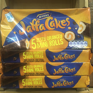 20x Mcvities Jaffa Cakes Zesty Orangey Mini Rolls (4 Packs of 5 rolls)