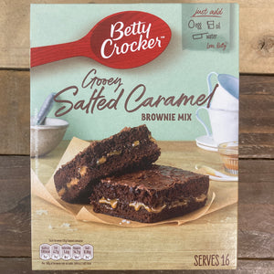 2x Betty Crocker Delights Gooey Salted Caramel Brownie Mixes (2x430g)