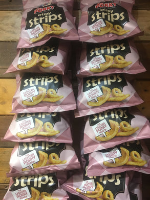 12x Packets of Mr Porky Crispy Strips (12x40g)