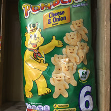 12x Pom-Bear Cheese & Onion Crisps Bags (2 Packs of 6x13g)