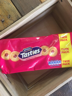 McVities Tasties Jam & Cream Sandwich Twin Pack 2x150g