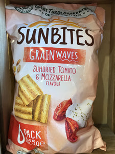 Sun Bites Grain Waves Sundried Tomato & Mozzarella 6 Pack (6x25g)