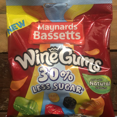 4x Maynards Wine Gums 30% Less Sugar (4x130g)