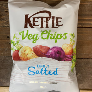 Kettle Veg Chips Lightly Salted Sharing Crisp Bags