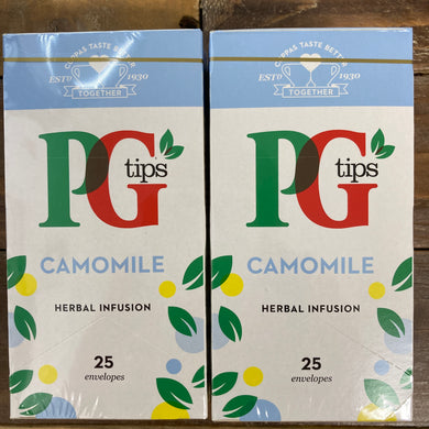 50x PG Tips Camomile Tea Bags (2 Packs of 25 Bags)