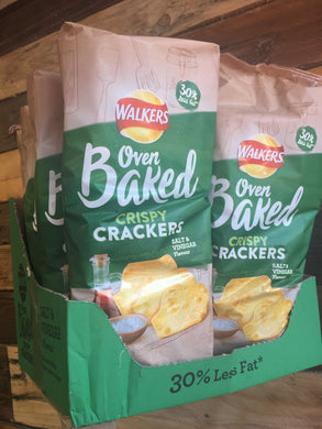 40x Packs of Walkers Baked Salt & Vinegar Crisps (8x 5 Packs 5X25g)