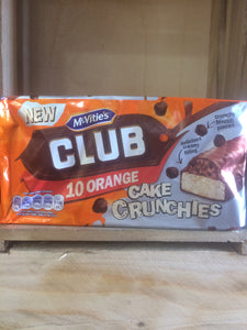 McVitie's Club 10 Orange Cake Crunchies